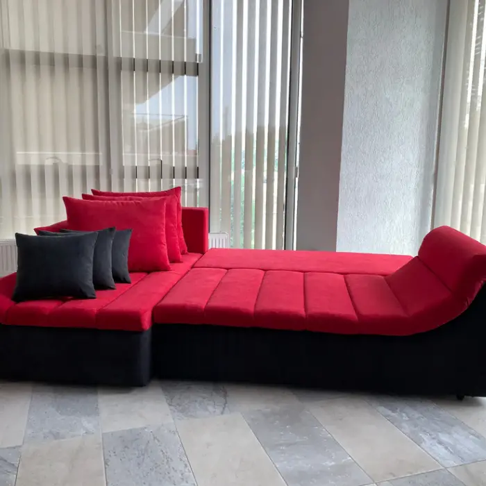 Coltar extensibil ECHO culoare rosu + negru