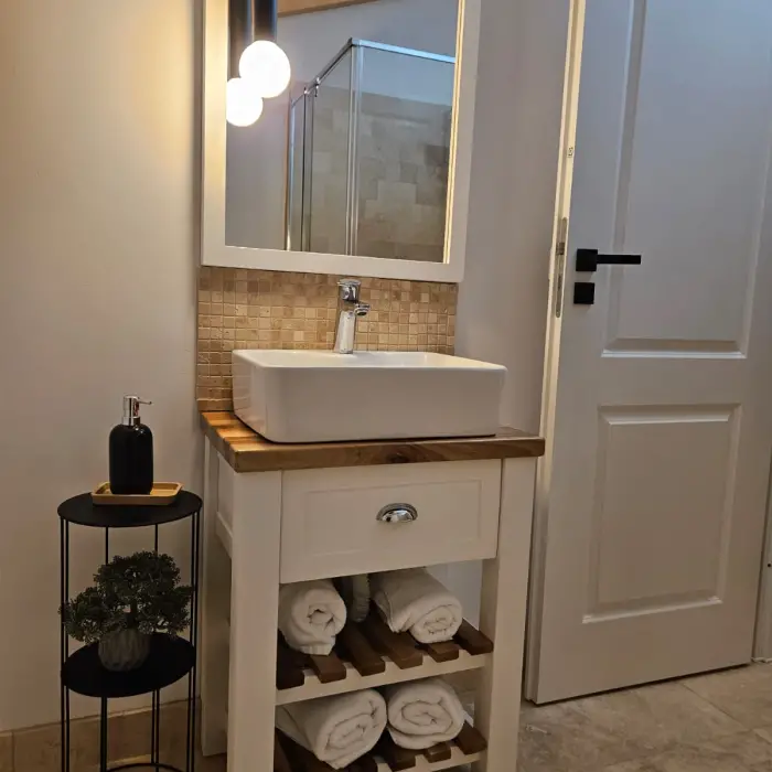 Mobilier de baie din lemn masiv MOBILFAN